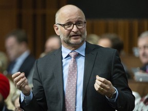 A number of former federal and provincial attorneys general -- including even the new federal justice minister David Lametti -- are publicly musing about whether Canada should consider separating the office of the attorney general from the ministry of justice in the wake of the SNC-Lavalin controversy. Justice Minister David Lametti responds to a question during Question Period in the House of Commons, Tuesday February 26, 2019 in Ottawa.