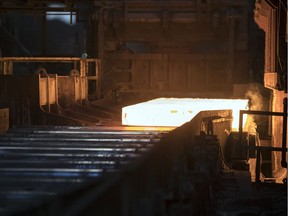 Evraz steel workers are facing layoffs due to a downturn in projects across the country.