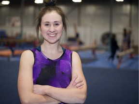 Sarah Franklin, 16, of the Queen City Gymnastics Club has been involved in her favourite sport since she was three.
