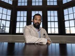 Dr. Tarun Katapally  at the University of Regina College Avenue Campus in Regina.  He is one of two researchers that have been awarded $500,000 for their patient-oriented projects. TROY FLEECE / Regina Leader-Post