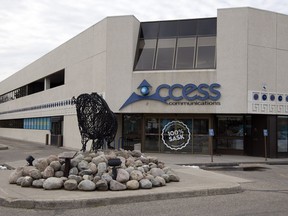 Answer to be published on Friday, October 12, 2018.  Originally opened in February 1978 as Cable Regina, Access Communications resides on the corner of Arcola  Avenue and Park Street.  Starting with 1,400 customers in the beginnings, now they are in 235 communities in Saskatchewan.