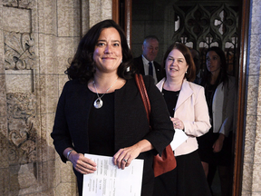 Then-Justice Minister Jody Wilson-Raybould, left, and then-Health Minister Jane Philpott in April 2017.