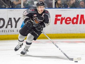 Vancouver Giants captain Jared Dmytriw is the WHL's Western Conference humanitarian of the year.