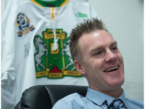 Humboldt Broncos head coach Scott Barney