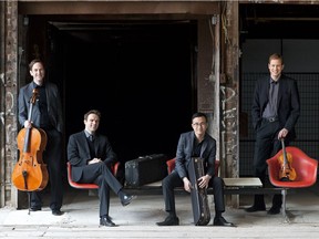 The Cecilian Chamber Series presents the Juno Award-winning New Orford String Quartet on April 7.