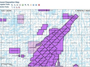 A company that appears to be connected to an American firm looking for cobalt with the backing of multiple billionaires is staking claims in northern Saskatchewan. Some of the claims north of Black Lake are visible on this Government of Saskatchewan map.