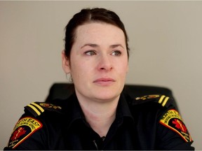 Jessica Brost, a paramedic from Nipawin, Sask., was one of the first responders to the scene of the Humboldt Broncos crash site. Leah Hennel/Postmedia