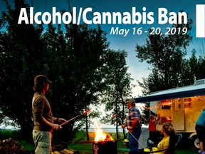 Cannabis consumption is banned from public places in Saskatchewan, but campsites are legally considered to be private spaces under the province’s Cannabis Control Act. Photo: @SKGov Twitter