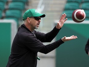 Riders head coach Craig Dickenson doesn't sound too nervous about making his head-coaching debut in Friday's pre-season in Calgary against the Stampeder.