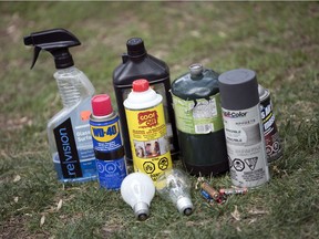 Some examples of household hazardous waste products