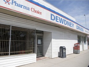 Dewdney Drugs, on the 3000 block of Dewdney Ave, is currently shut down.  The pharmacy manager Arthur Woo has had his license temporarily suspended based on a number of professional misconduct and incompetence charges by the Saskatchewan College of Pharmacy Professionals  in Regina.