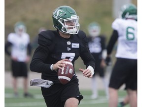Cody Fajardo was the most consistent of the Riders' quarterbacks during Saturday's Green and White game.