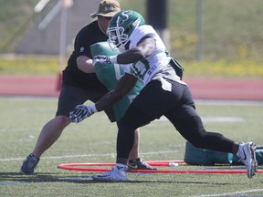 Riders running back James Butler is ready to go from drills to live action in Friday's pre-season game against the Calgary Stampeders.