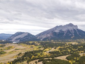 The western portion of a wildlife corridor near Crowsnest Pass is seen on Wednesday, Sept. 26, 2018 in this handout photo. A swath of land in southwestern Alberta has been protected and named in honour of former Alberta premier Jim Prentice. The Jim Prentice Wildlife Corridor, which is in the Crowsnest Pass, is roughly five kilometres wide from east to west.THE CANADIAN PRESS/HO, Brent Calver, Nature Conservancy of Canada *MANDATORY CREDIT* ORG XMIT: CPT113