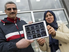 Malek Mouhoub, left, professor and department head Computer Science University of Regina, and Munira Al-Ageili, post-doctoral fellow in computer science at the University of Regina, worked on language app for phones and tablets to help Arabic-speaking refugees or recent immigrants learn english.