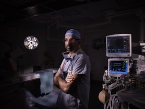 Doctor standing in operating room