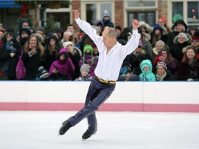 Kurt Browning, putting on a show for Kingston fans recently, is headed to Saskatoon with Stars On Ice.
