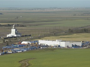 An aerial view of Brandt Industries facility west of Regina, SK. on Thursday, August 22, 2013.