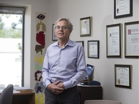Doctor Peter Butt, an addictions specialist and associate professor in the department of Family Medicine at the University of Saskatchewan, at his office in Saskatoon, SK on Friday, July 7, 2017.