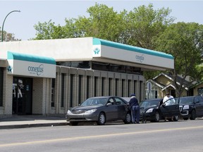 The Conexus Credit Union located on the 3400 block of 5th Avenue in Regina.  Conexus Credit Union announced Monday they are closing nine branches across Saskatchewan, including this one in Regina.