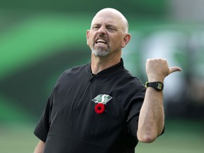 Saskatchewan Roughriders head coach Craig Dickenson is in favour of lightening the mood at practice by adding some music