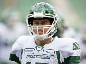 Riders quarterback Zach Collaros left the regular-season opener early in the first quarter.