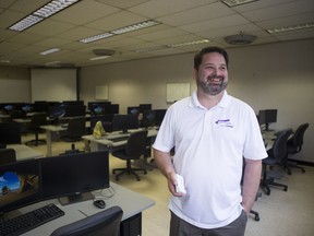 Dr. Terry Peckham has developed a device using GPS technology which can track individuals and objects in underground mines. Peckham showed off this device at Saskatchewan Polytechnic in Saskatoon on June 13, 2019.