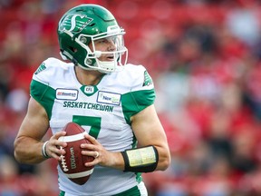 Cody Fajardo is a candidate to start at quarterback for the Saskatchewan Roughriders now that Zach Collaros has been placed on the six-game injured list.