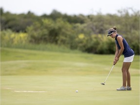 Regina's Autumn Neiszner, shown in this file photo, won the Saskatchewan junior women's golf championship on Thursday in Nipawin.