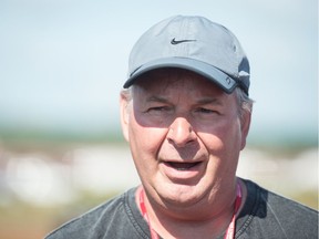 Gerry Krochak, director of marketing and sales for Country Thunder Saskatchewan, speaks to media regarding the Country Thunder music festival, which wrapped up on the evening of July 14. BRANDON HARDER/ Regina Leader-Post