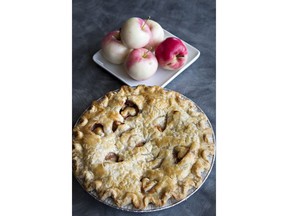 Apples — and apple pie — grown by owners/chefs Heidi O'Brodovich and her mom Connie Freedy.