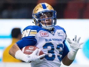 Winnipeg Blue Bombers tailback Andrew Harris is to miss his team's back-to-back set against the Saskatchewan Roughriders due to a suspension he received for violating the CFL/CFLPA drug policy.