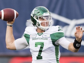 Quarterback Cody Fajardo has helped the Saskatchewan Roughriders win four games in a row, and five of their last six contests.