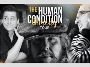 Frank Russo, Shawn Gramiak and Scott Porteous are touring The Human Condition Comedy Tour to Regina on Sept. 4, 2019.
