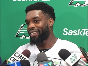 Receiver Jordan Williams-Lambert is back with the Saskatchewan Roughriders after an unsuccessful tryout with the NFL's Chicago Bears.