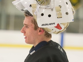 Regina Pats goaltender Danton Belluk is expected to make his first WHL start on Friday.