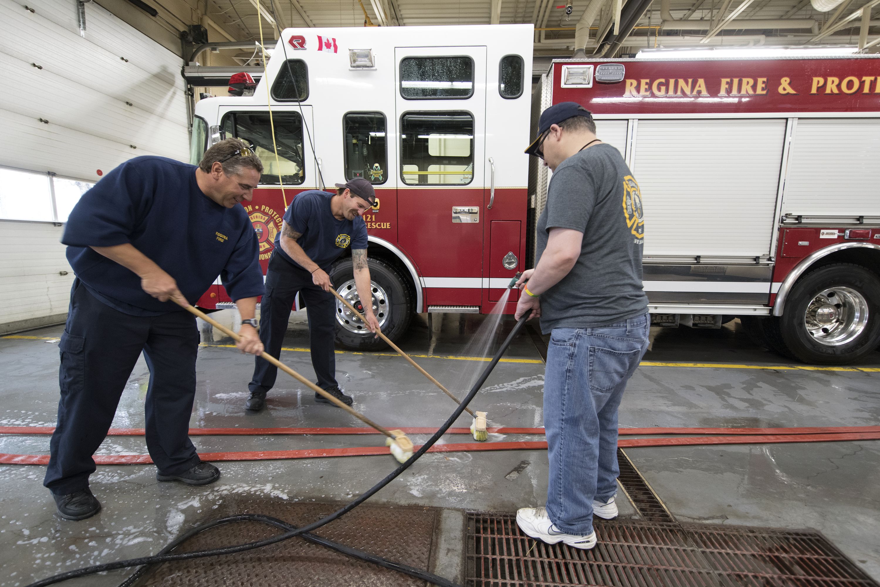 Man with disability fulfills dream of working for fire department | Regina  Leader Post
