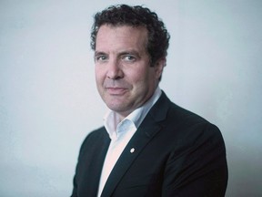 Rick Mercer poses for a photo in his publisher's Toronto office as he promotes his new book "Rick Mercer Final Report," on Wednesday, October 10, 2018. Mercer is blasting the Conservatives after a B.C. riding association falsely quoted him as endorsing the party in a Facebook post.THE CANADIAN PRESS/Chris Young