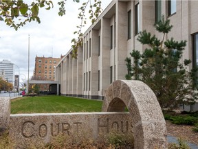 Regina Court of Queen's Bench and Saskatchewan Court of Appeal in downtown Regina.