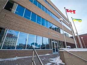 Regina Provincial Court on a winter day.