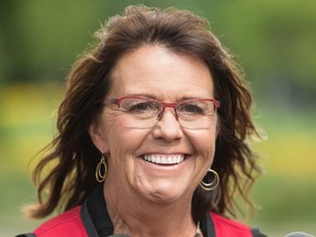 Cindy Fuchs, formerly of the Red Cross, is the first executive director of the newly formed Saskatchewan Roughrider Foundation.