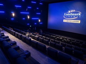 A special theatre within the new Landmark Cinemas location in Regina's east end features reclining seats and a high-end sound system.