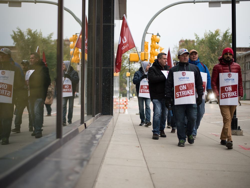 'Ticked off' Sask. Crown corp. employees hit picket lines Regina