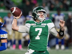 Quarterback Cody Fajardo is the Saskatchewan Roughriders' nominee for the most outstanding player award.