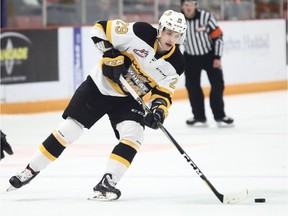 Zach Wytinck with the Brandon Wheat Kings in 2019. The Regina Pats acquired Wytinck in a trade on Oct. 9, 2019. Photo courtesy Brandi Crowe.