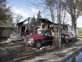 One person died in hospital as a result of a garage fire Friday night on the 4400 block of 7th Avenue in Regina. Leader-Post