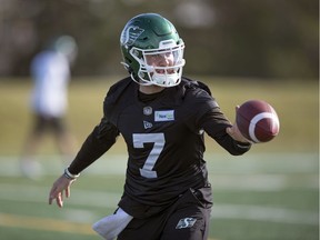 Ever-upbeat Saskatchewan Roughriders quarterback Cody Fajardo can even find a bright side to a break-in.