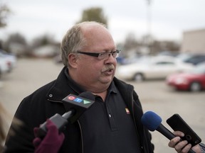 SGEU president Bob Bymoen in Regina.