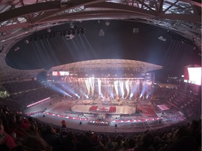 Mosaic Stadium was the site of Saturday's NHL Heritage Classic, in which the Winnipeg Jets registered a 2-1 overtime victory over the Calgary Flames.