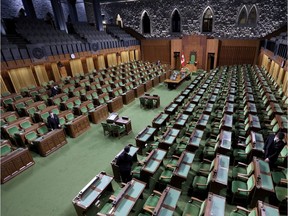 House of Commons in the West Block on Parliament Hill.